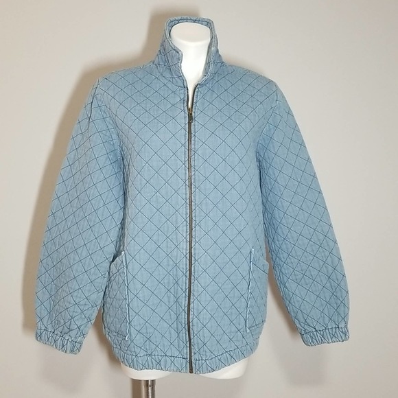 Blair Jackets & Coats Vintage Blair Chambray Quilted Jacket Poshmark